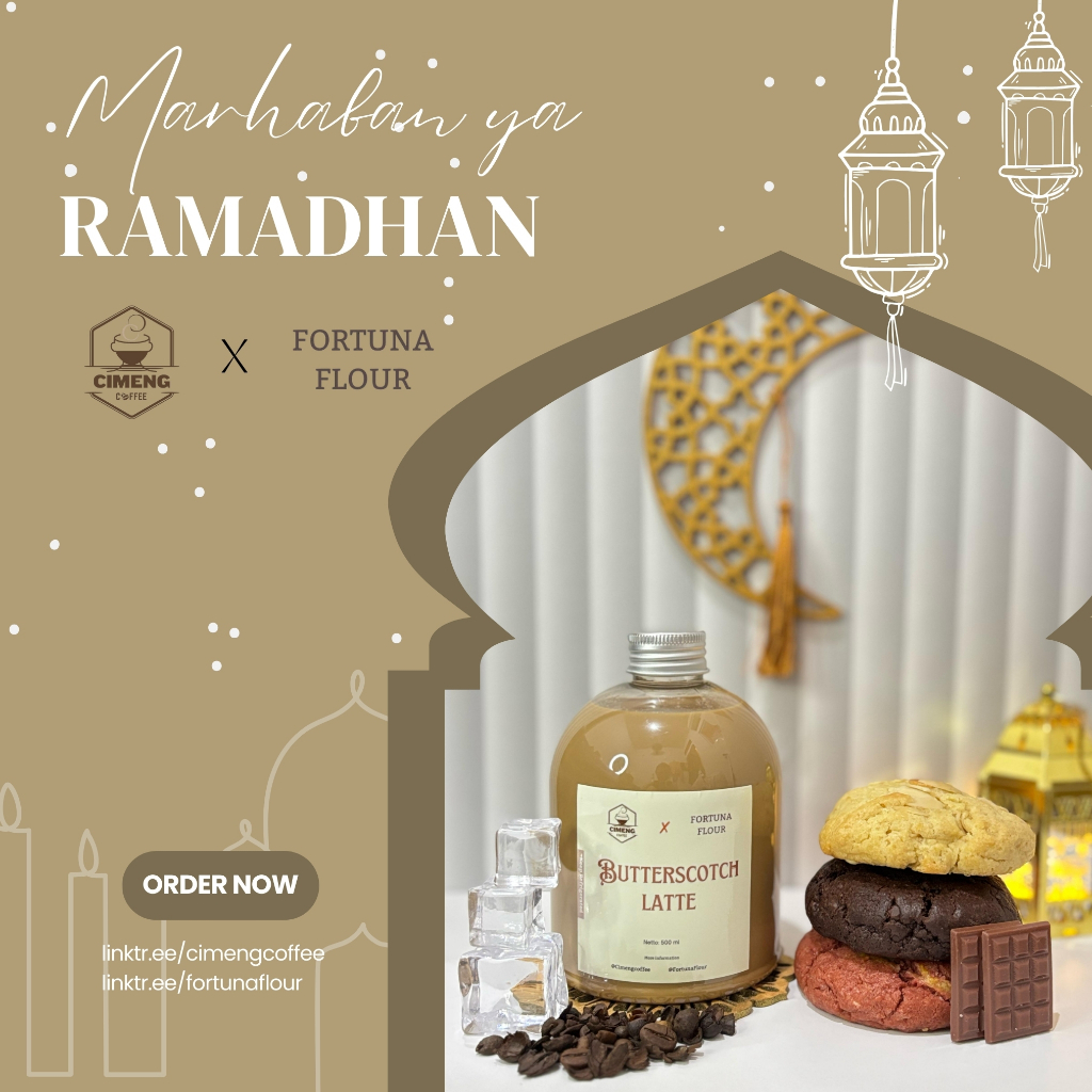 

Ramadhan Hampers Cimeng Coffee x Fortuna Flour in BOX PACKAGING (NON-Coffee Variants + Mini Cookies / Soft Cookies)