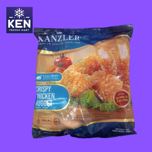 

Kanzler Crispy Chicken Nugget 450gr / Kanzler Nugget Krispi