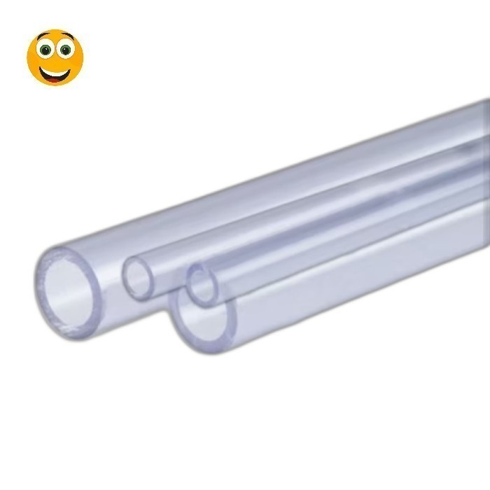 Pipa PVC Transparan 4" inch / Pipa Pipe Bening Clear ANSI SCH40 ukuran 4" inch x 1 meter