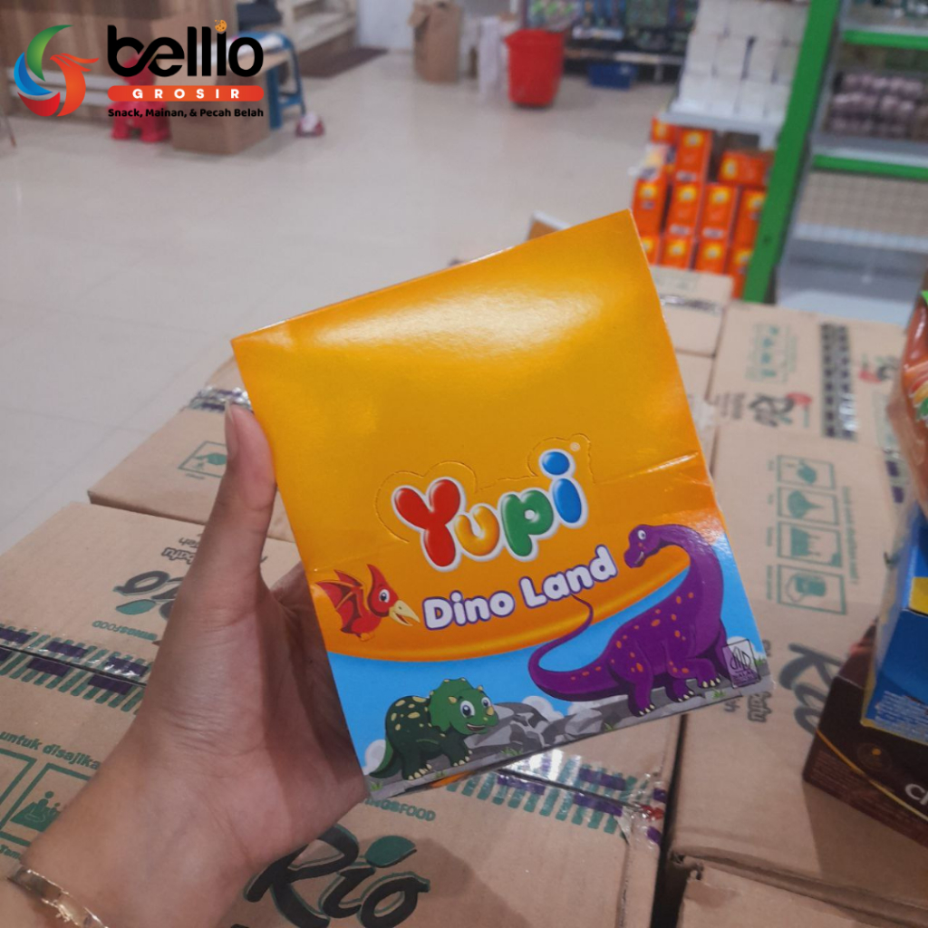 

Yupi Dino Land 1 Pak Box Dus 24 Pcs