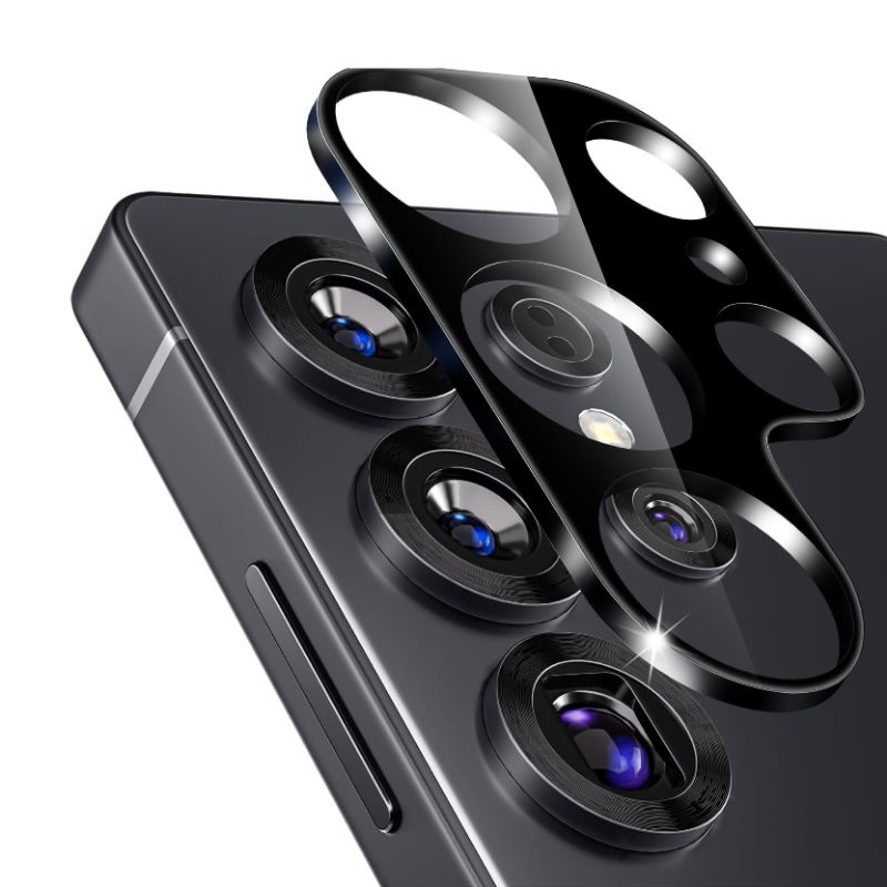 Pelindung Camera Fullpack Hitam Samsung Galaxy S25 Ultra.   -SBD-