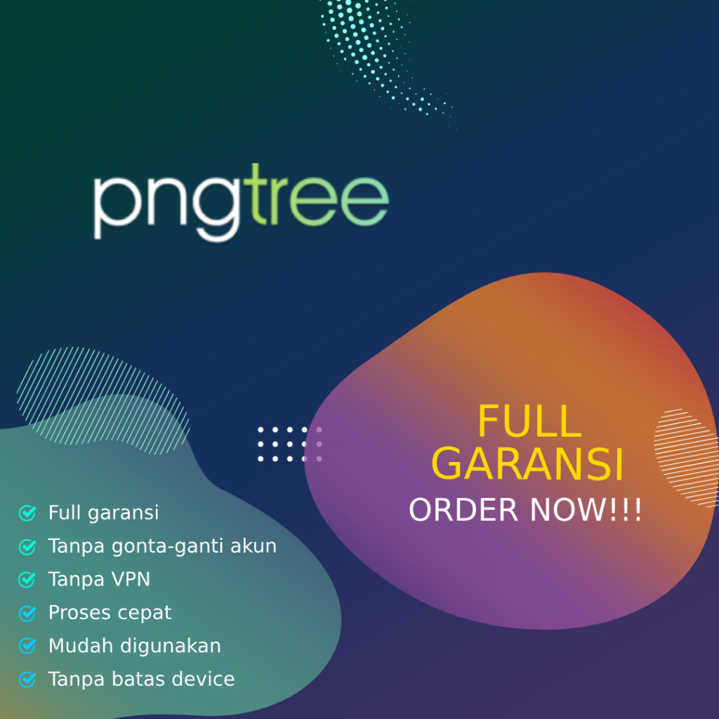 pngTree + 9 layanan lainnya premium murah full garansi