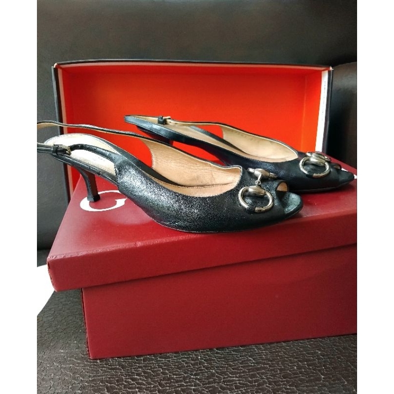 Sepatu Hak  tinggi Gucci vintage size 37