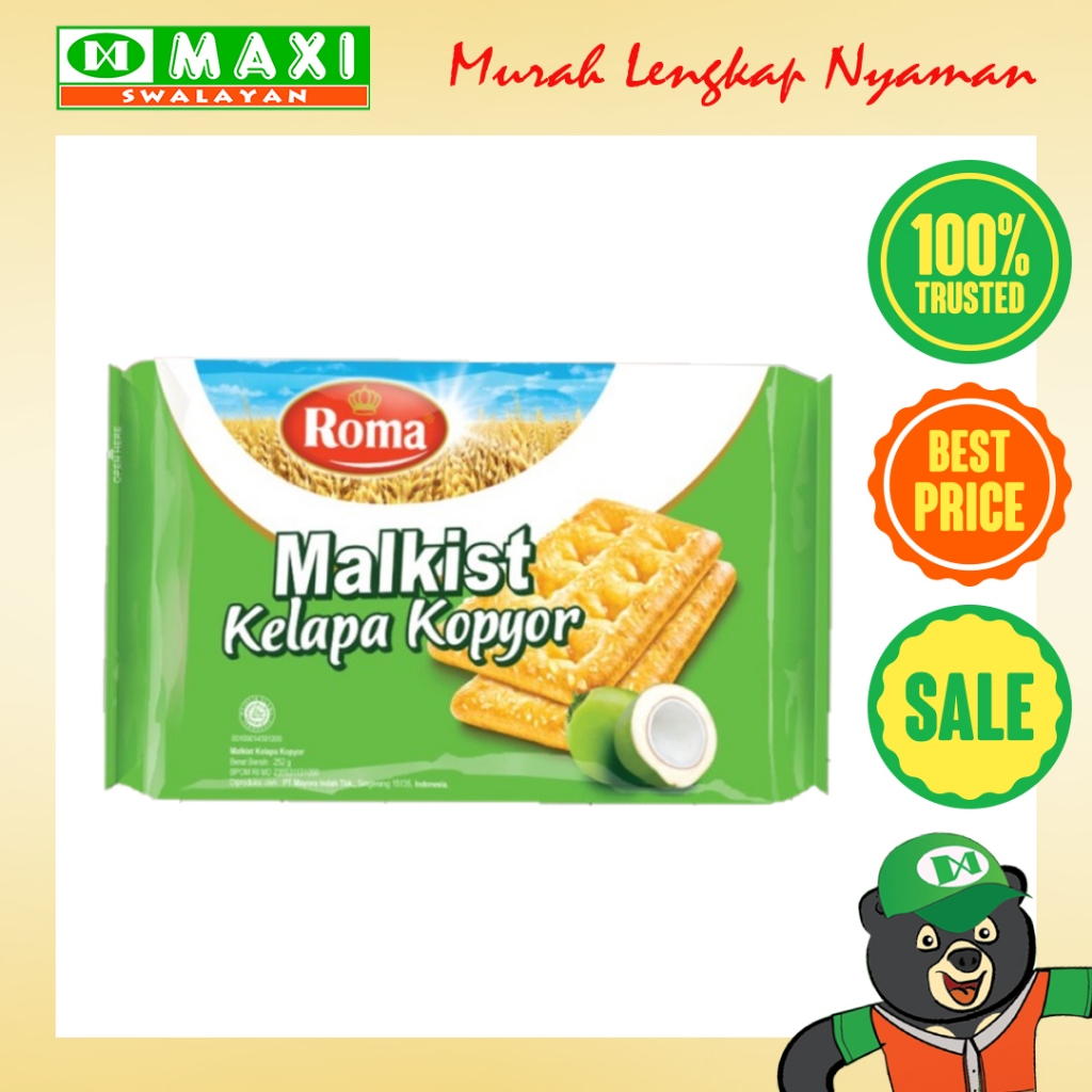 

Roma Malkist Kelapa Kopyor 110gr