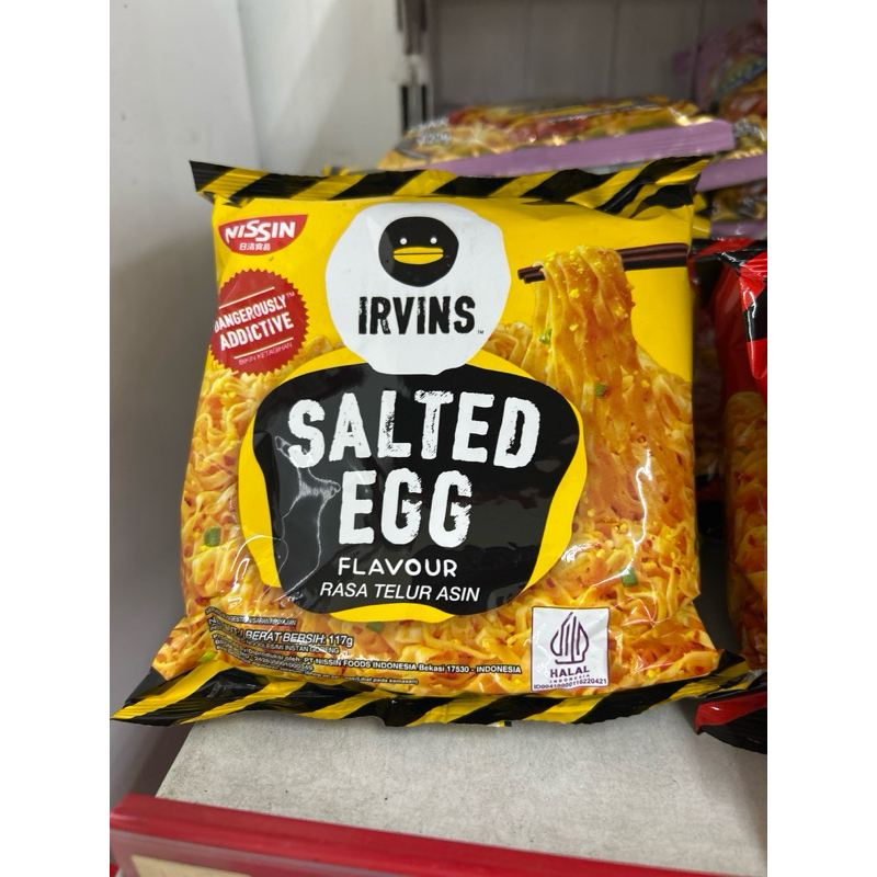 Nissin IRVINS mie rasa Telur Asin 117gram