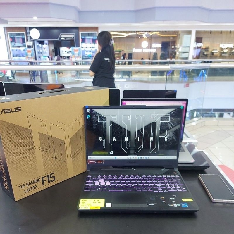 Laptop asus tuf gaming F15 FX506H core i7 11600H ram 16gb ssd 256gb rtx 3050 479