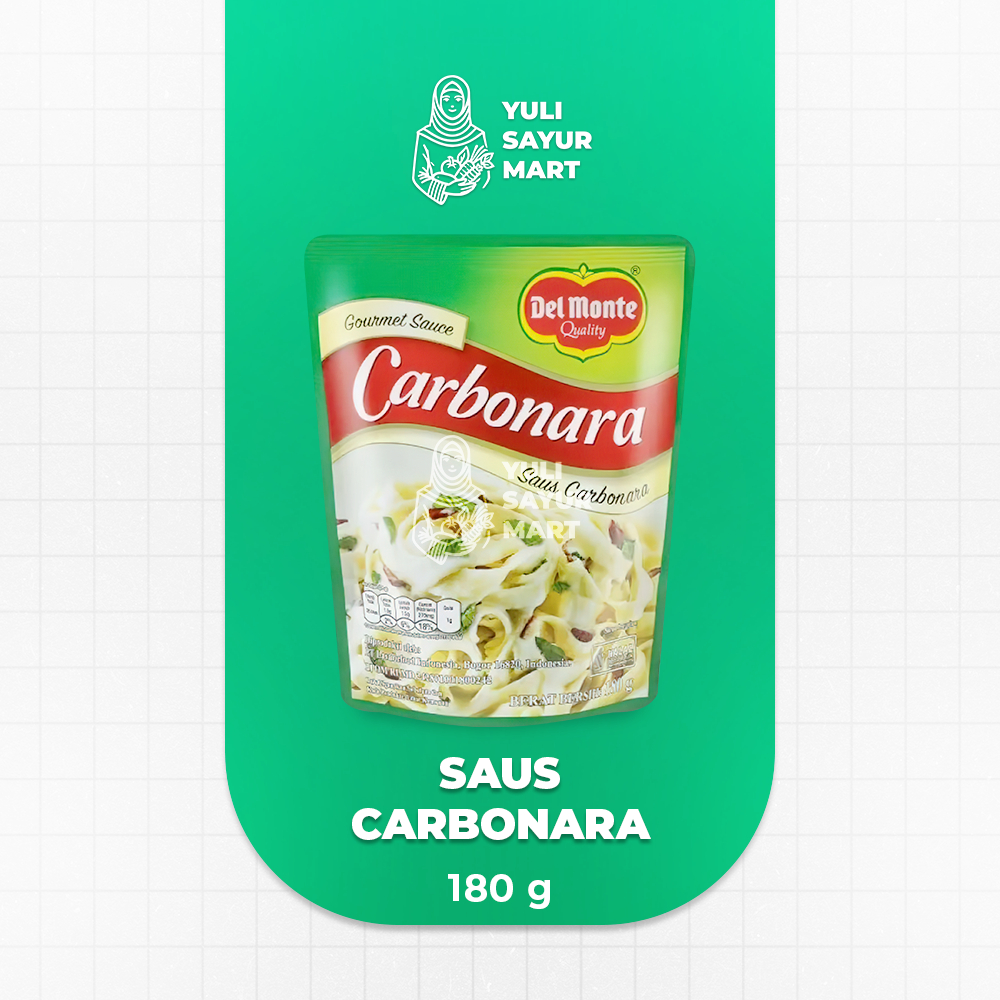 

Del Monte Saus Carbonara 180g - Yuli Sayur Mart