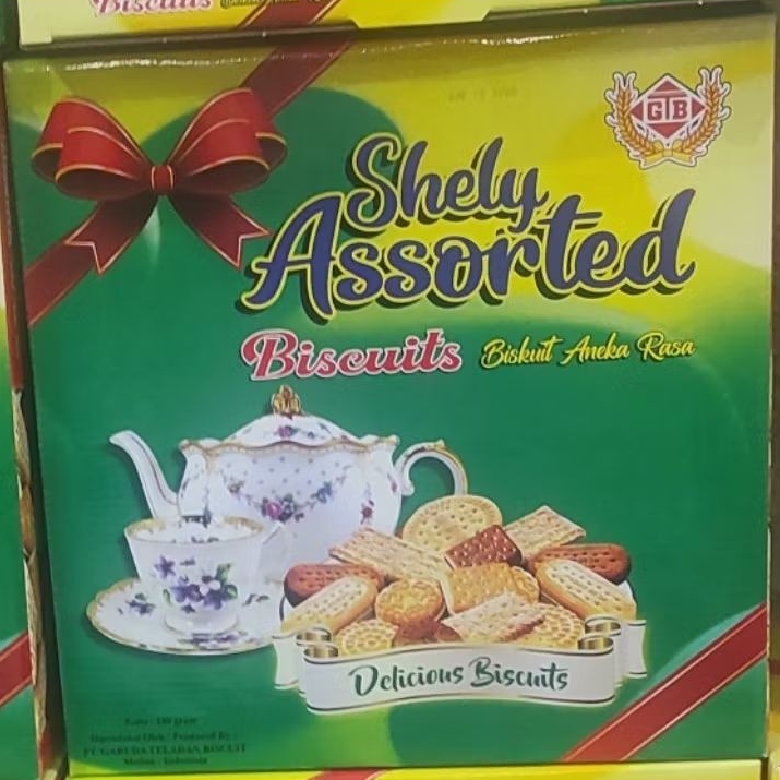 

GTB shely assorted biskuit kotak hampers parcel lebaran 200gr