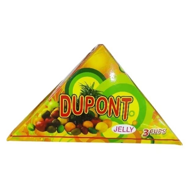 

Dupont jelly 3cups cocok untuk bingkusan hadiah parcel parsel hampers lebaran natal tahun baru