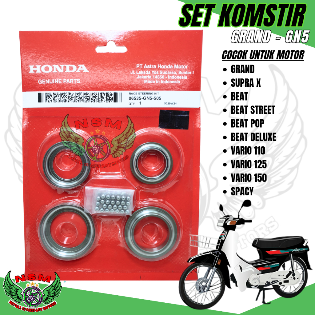 ORIGINAL KOMSTIR GRAND / BEAT POP / BEAT F1/ VARIO  110 / BEAT / SCOOPY / VARIO 125,150 / SUPRA X