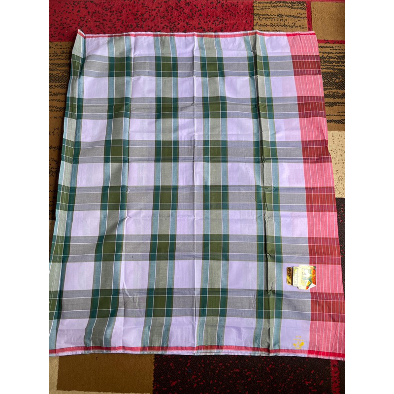 Sarung cap ayam 2 putih kotak kotakbusana muslimpakaian sholathadiah pernikahan