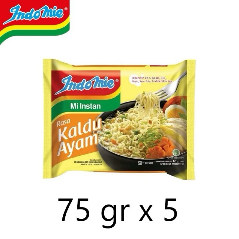 

INDOMIE MIE INSTAN KALDU AYAM 5x 75g