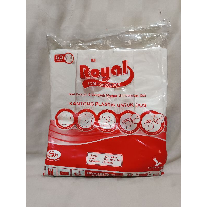 KANTONG PLASTIK KRESEK HD ROYAL UNTUK ISI KARDUS/ KRESEK BOX HAJATAN
