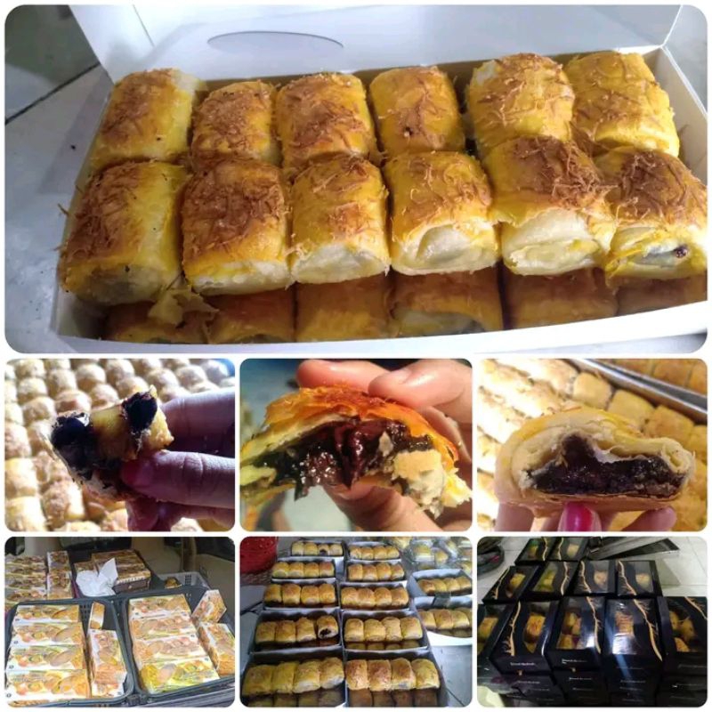 

Bolen Pisang coklat basah