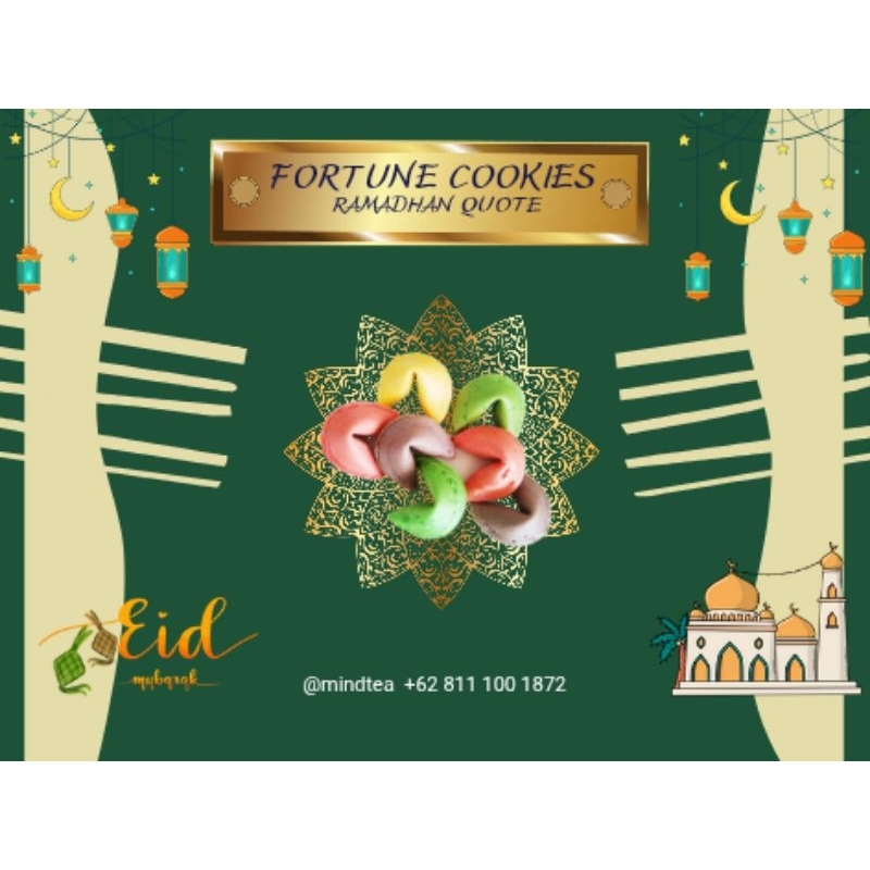 

Fortune Cookies Ramadhan Quote per 6 piece