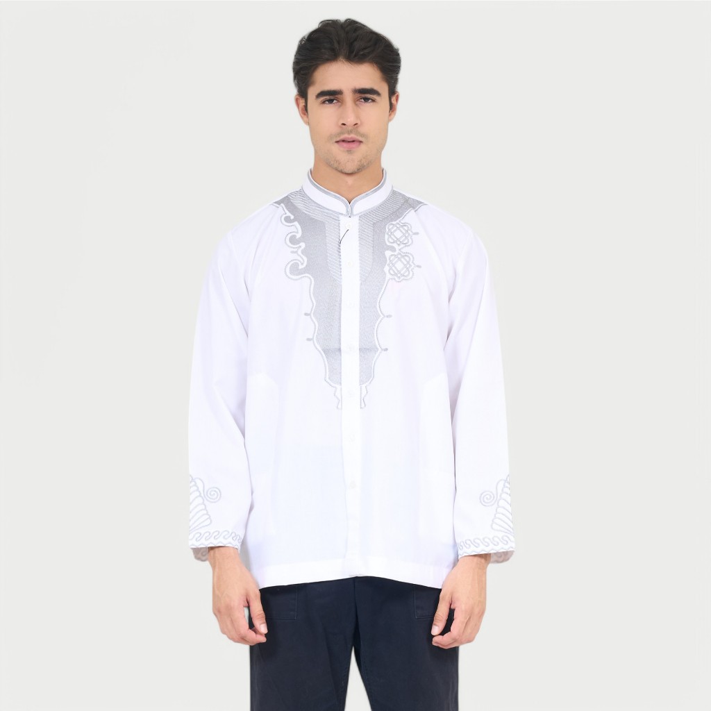 Preview By Itang Yunasz / Koko Preview / Preview Lengan Panjang / Koko All Varian White Limited #4