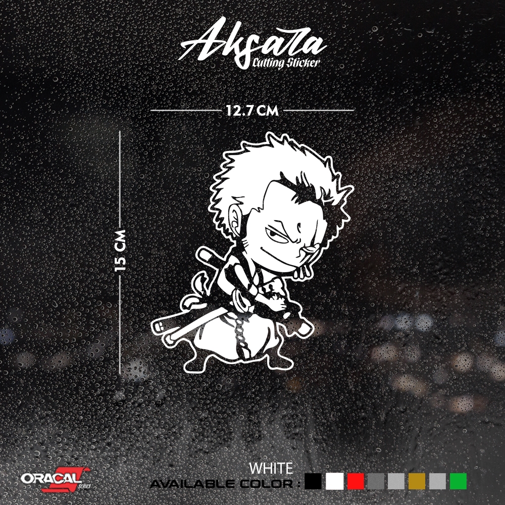 Stiker Cutting Zoro OnePiece Chibi | Cutting Sticker Zoro OnePiece Chibi
