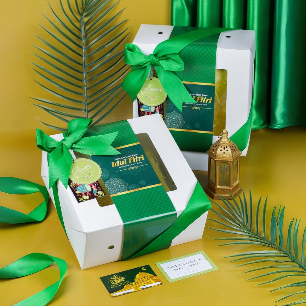 

Hampers Lebaran Idul Fitri Ramadan Gluten-free Pandan Cheese Bolu Jadul