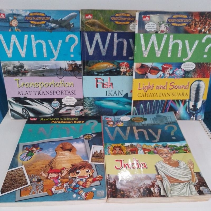 BUKU SCIENCE PENGETAHUAN DASAR COMIC WHY