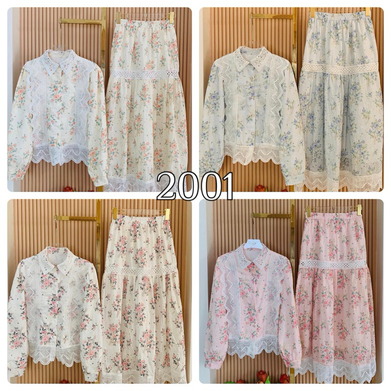 Setrok Katbol Sakura - Gamis Cantik - Gamis Bunga Sakura - Gamis Premium