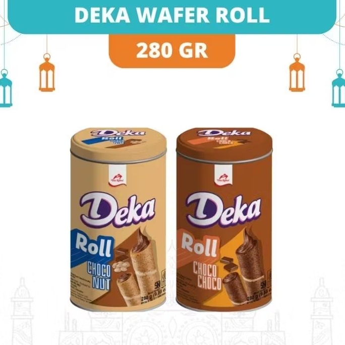 DEKA WAFER ROLL CHOCOCHOCO | CHOCONUT TIN KALENG NETTO 330 GR