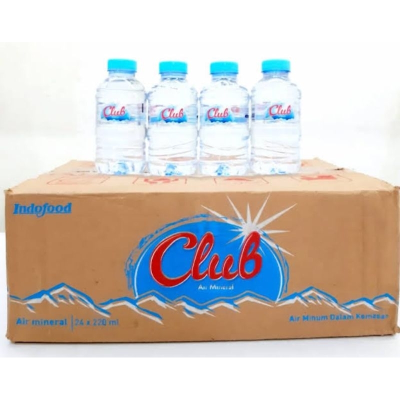 

Air Mineral Club Botol Mini 220 ML