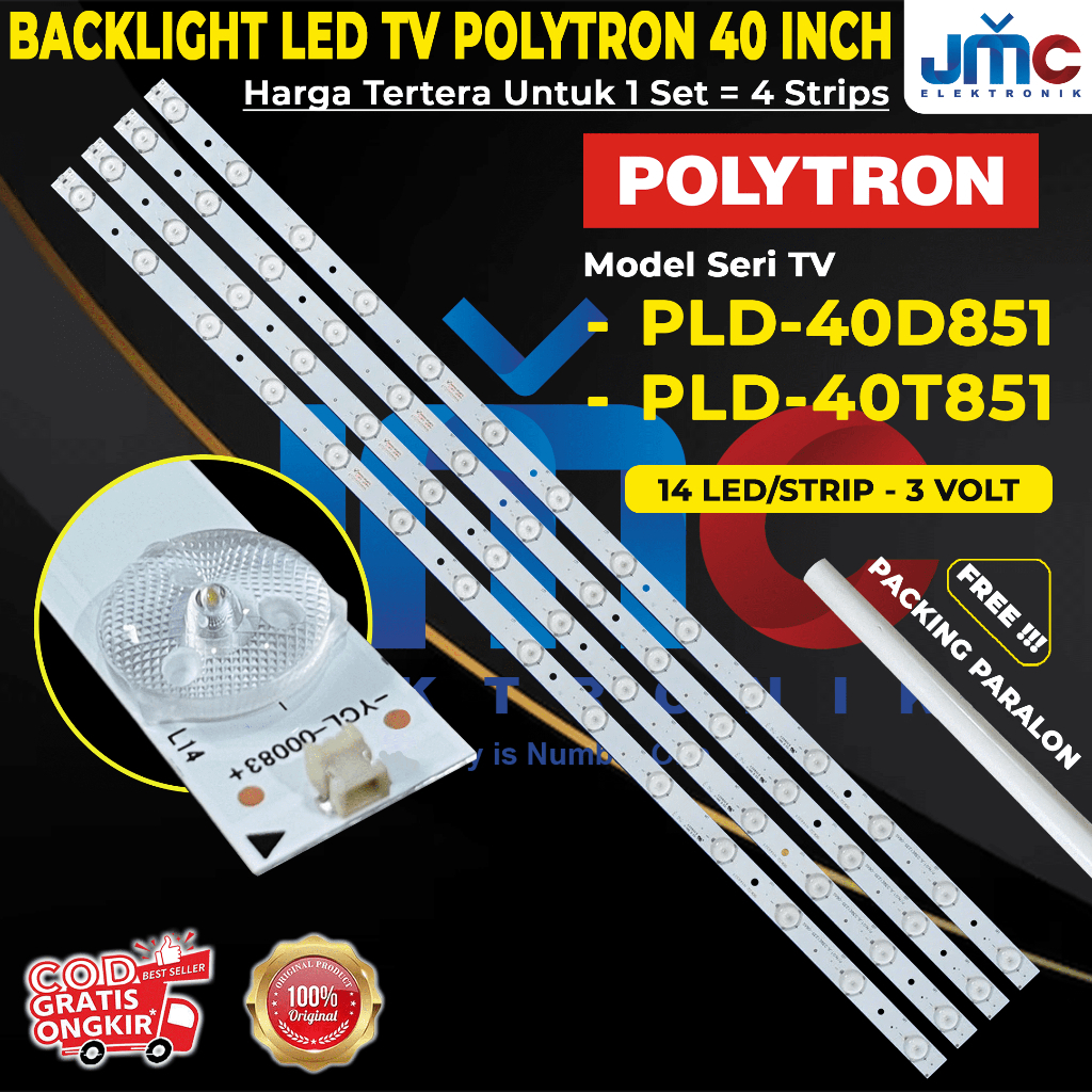 Backlight TV POLYTRON 40 Inch PLD-40D851 PLD-40T851