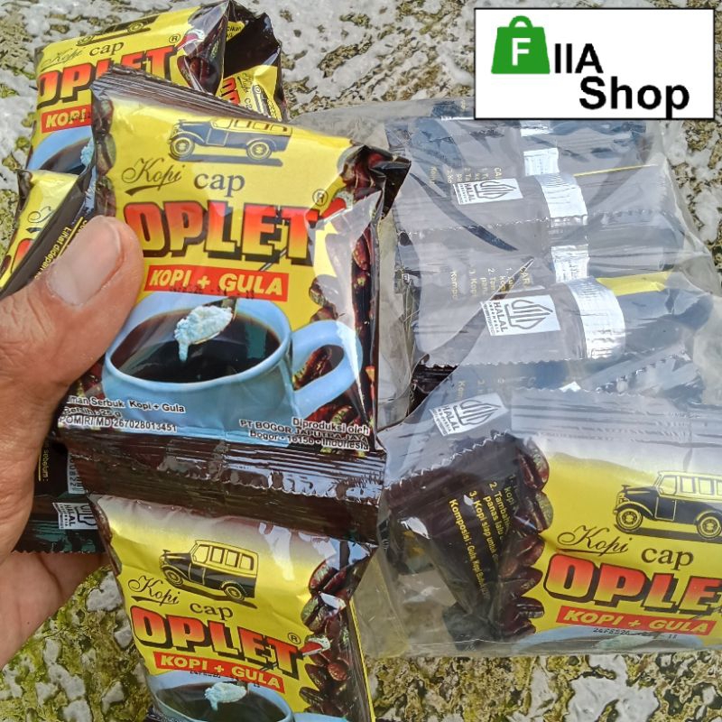 

COD kopi murah cap oplet plus gula 1 pack 20 bungkus / promo kopi / kopi murah