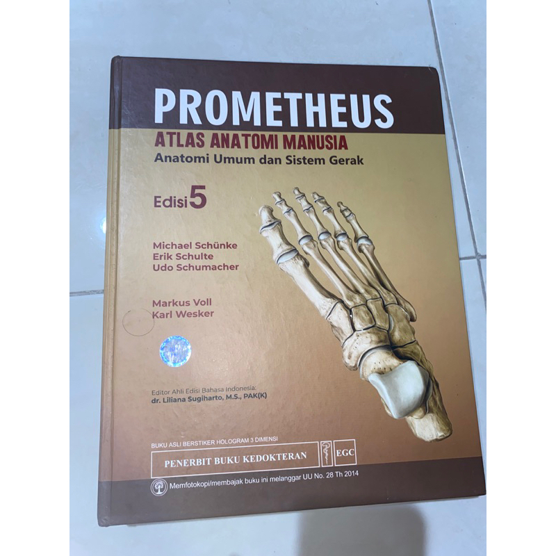 Buku Prometheus Edisi 5 Anatomi umum dan sistem gerak