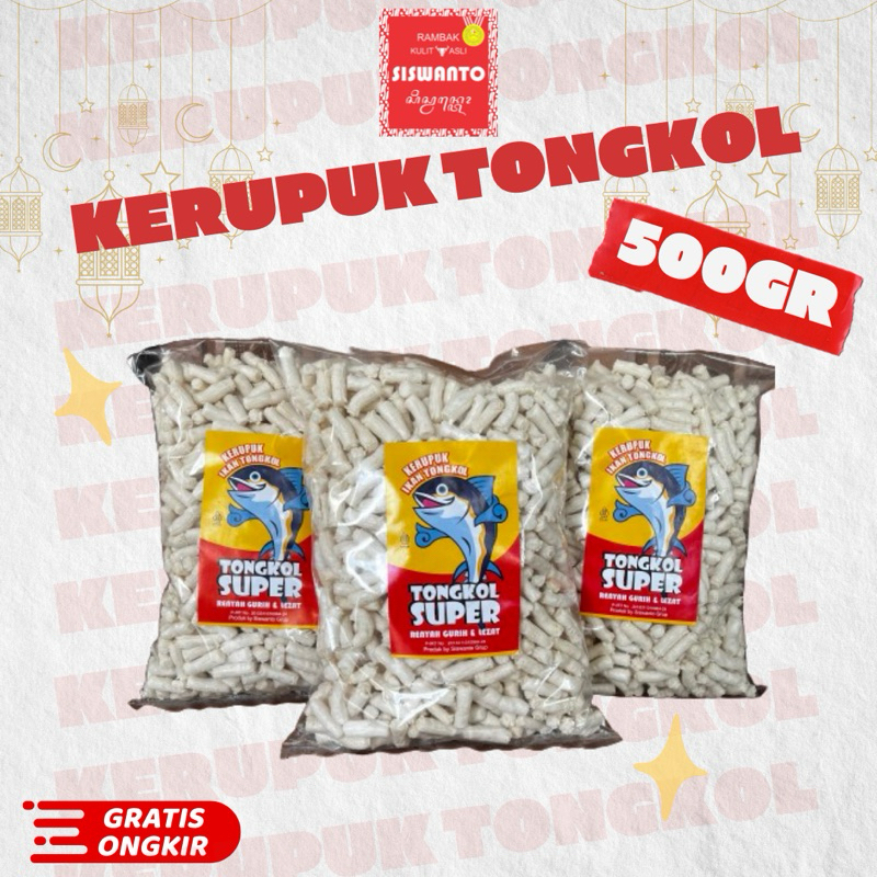 

Kerupuk Ikan Tongkol Asli Siswanto 500 Gram Original