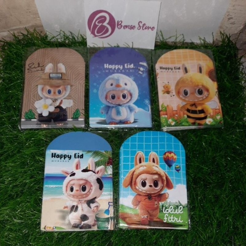 

Amplop Lebaran THR Idul Fitri isi 10 pcs Tema Labubu