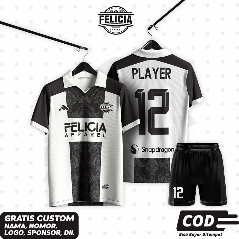 Jersey Retro Vintage / Custom Jersey Printing / Free Name Set / Jersey bola voly futsal / Jersey hit