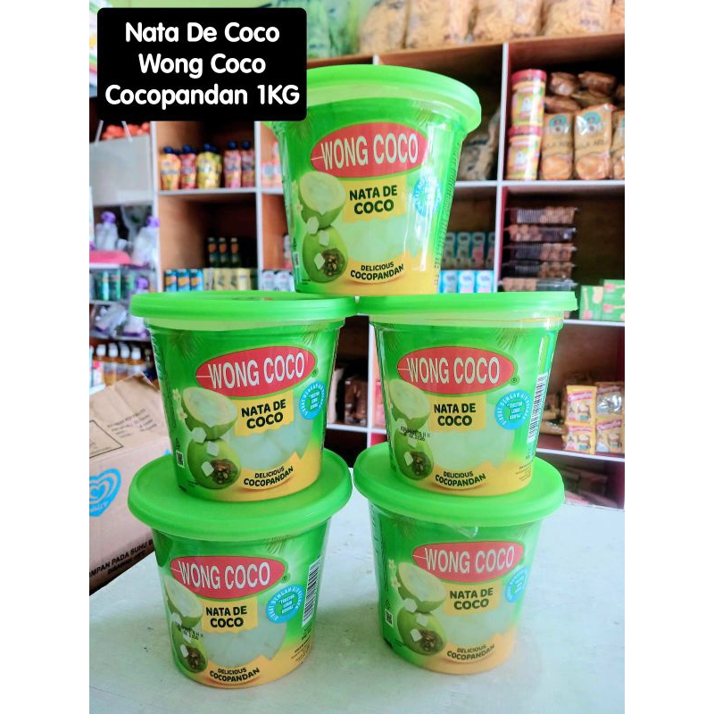 

(Khusus Pengiriman Instan) Wong Coco Nata De Coco Sari Kelapa Cocopandan 1KG ( Expired 2026 ) Produk Rawan Saat Pengiriman Embun Mart Sidoarjo