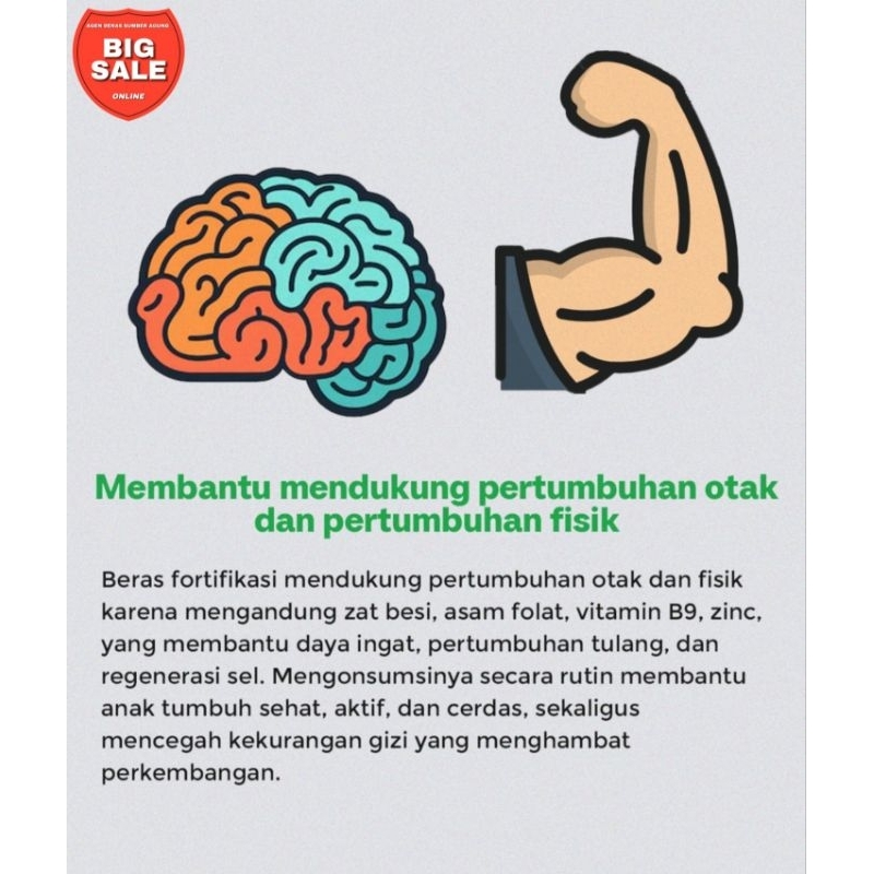 

Terlaris! Beras Idola Fortifikasi 5kg Beras Pum Lebih Sehat Lebih Bervitamin Lebih Ber