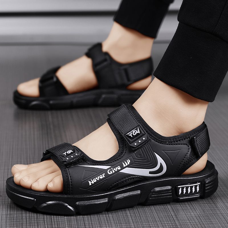 Sandal Gunung Pria Sandal Pria Cowok Terbaru 2025 Laki Laki Kekinian Korea Karet Dewasa Sepatu Casua