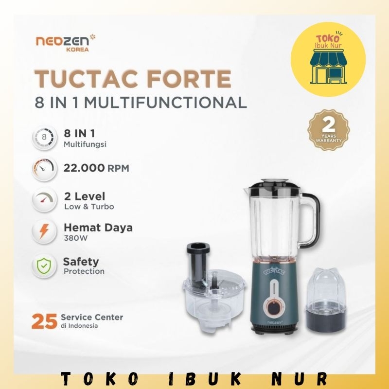 Neozen TucTac Forte Multi Purpose Blender Pine Green