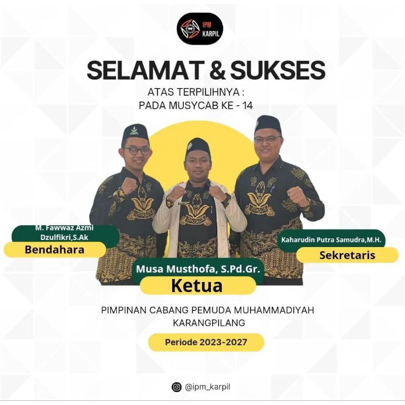SERAGAM PEMUDA MUHAMMADIYAH