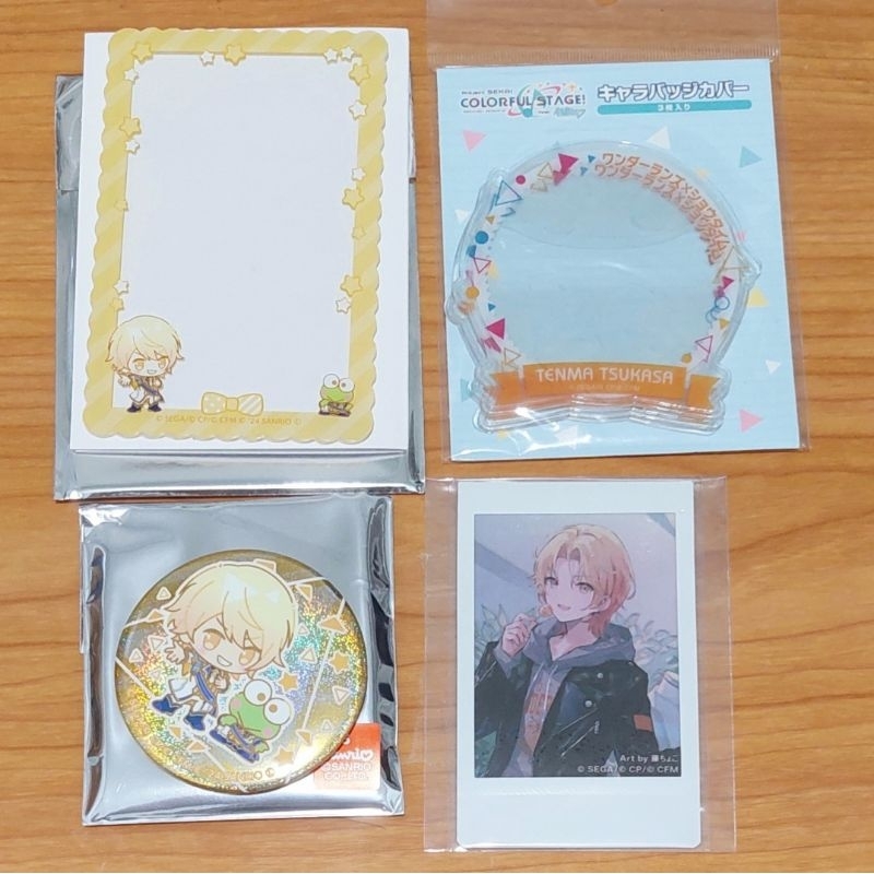 Project Sekai Colorful Stage - AAB Tsukasa Tenma Cover Badge, Sanrio Glitter Badge, Epick Card Holde