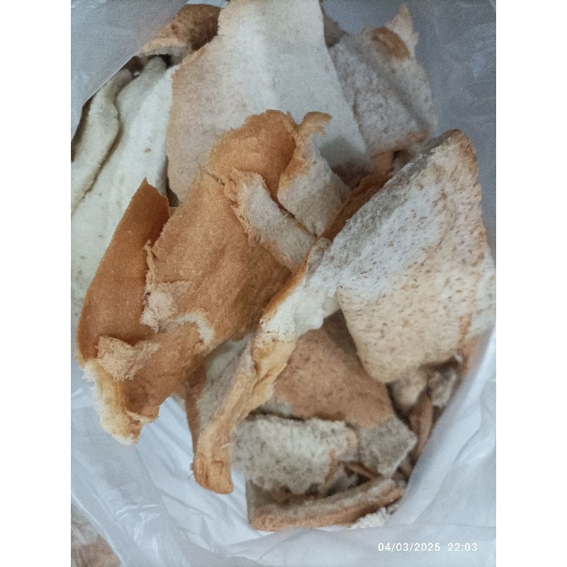 

roti kulit potongan kriwilan