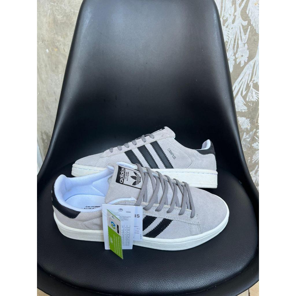 Sepatu Adidas Campus Gray Black White BNIB
