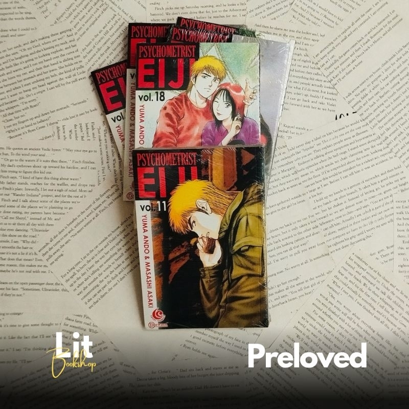 [PRELOVED] Komik Psychometrist Eiji cabutan