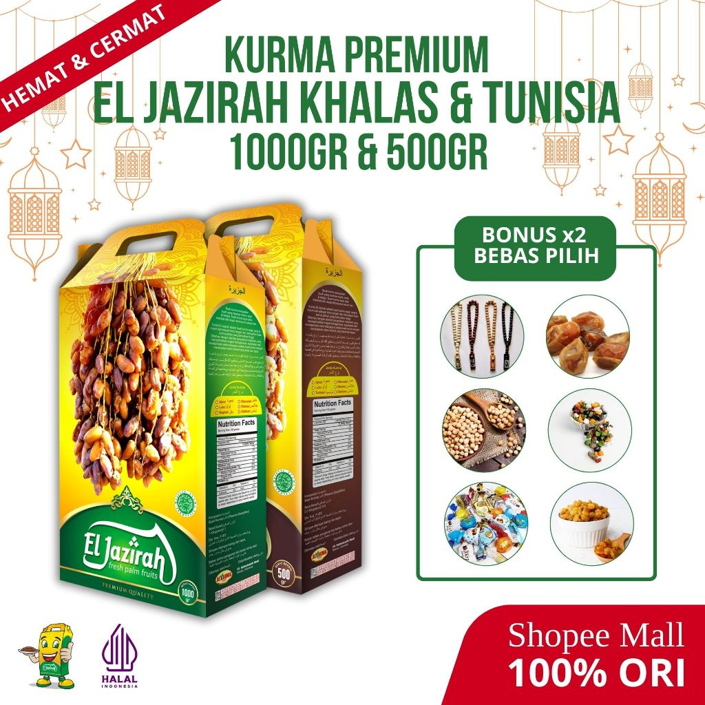 

El Jazirah Paket Combo Khalas & Tunisia Jinjing