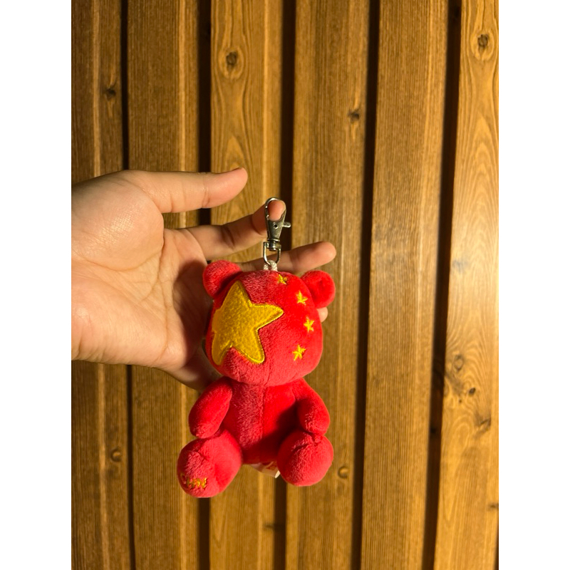 Gantungan kunci/tas beruang duduk maskot keychain