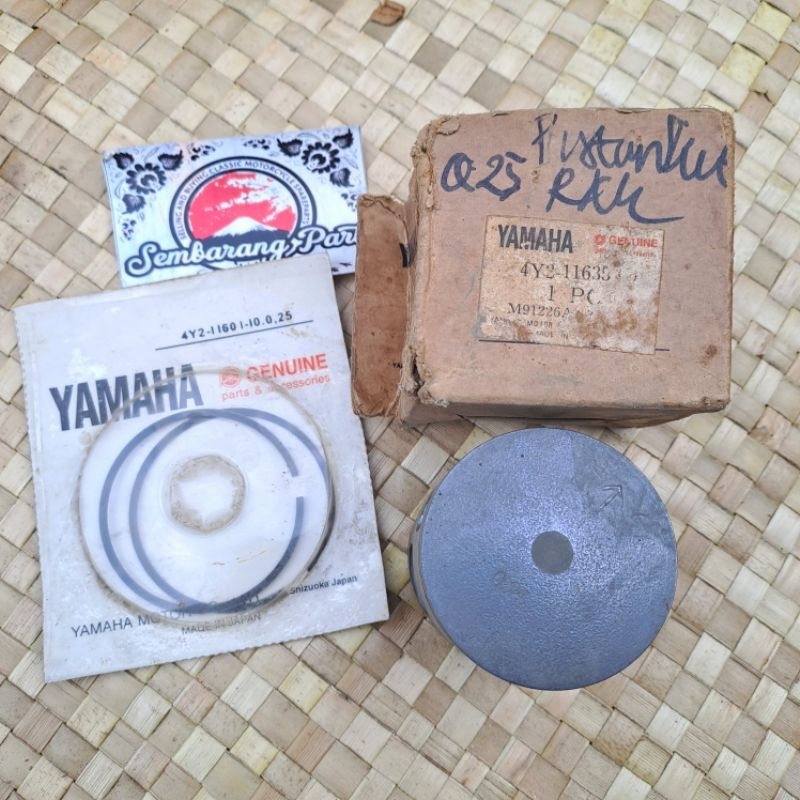 RING PISTON YAMAHA RXKING RX KING 4Y2 OS 0.25 ORI ORIGINAL NOS