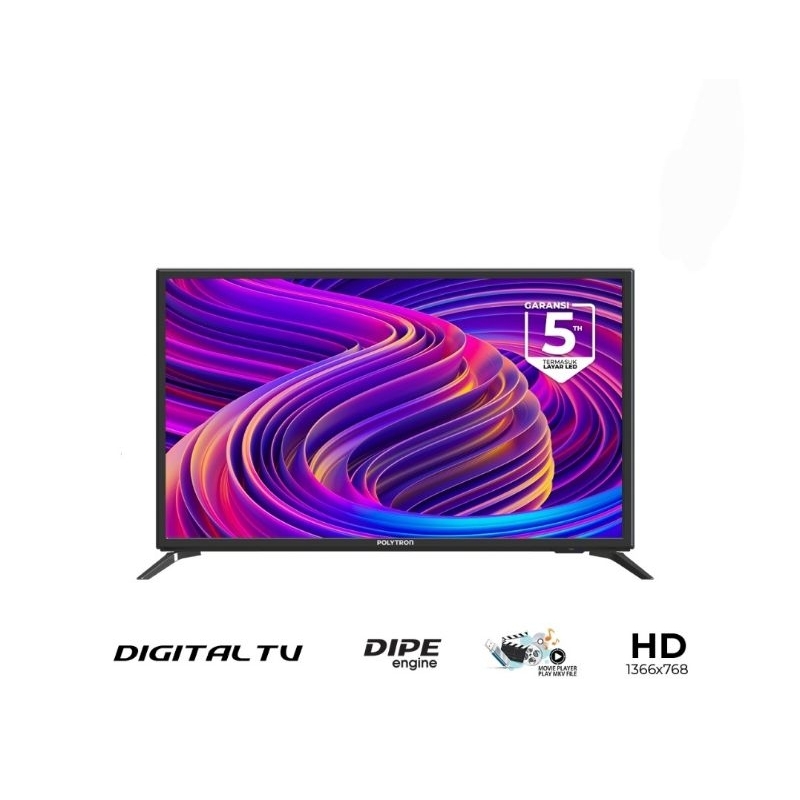 LED POLYTRON Digital TV 32 Inch  PLD 32V1853 / Digital TV Polytron  32 inci