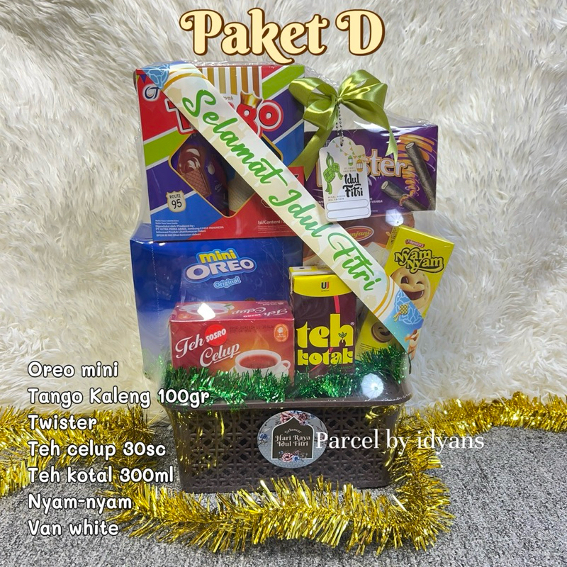 

HOT SALE (KURIR INSTAN) PARCEL IDUL ADHA PARCEL NATAL PARCEL LEBARAN PARCEL SNACK RAMADHAN HAMPERS