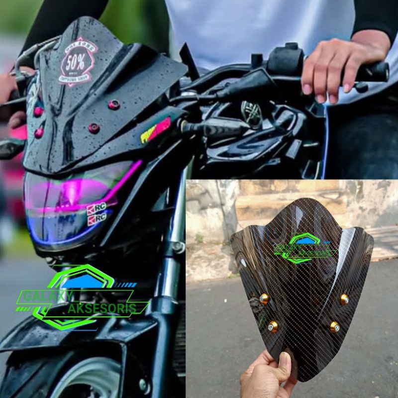 VISOR YAMAHA ALL NEW VIXION R 155 VVA WINSHIELD VARIASI VIXION R 155