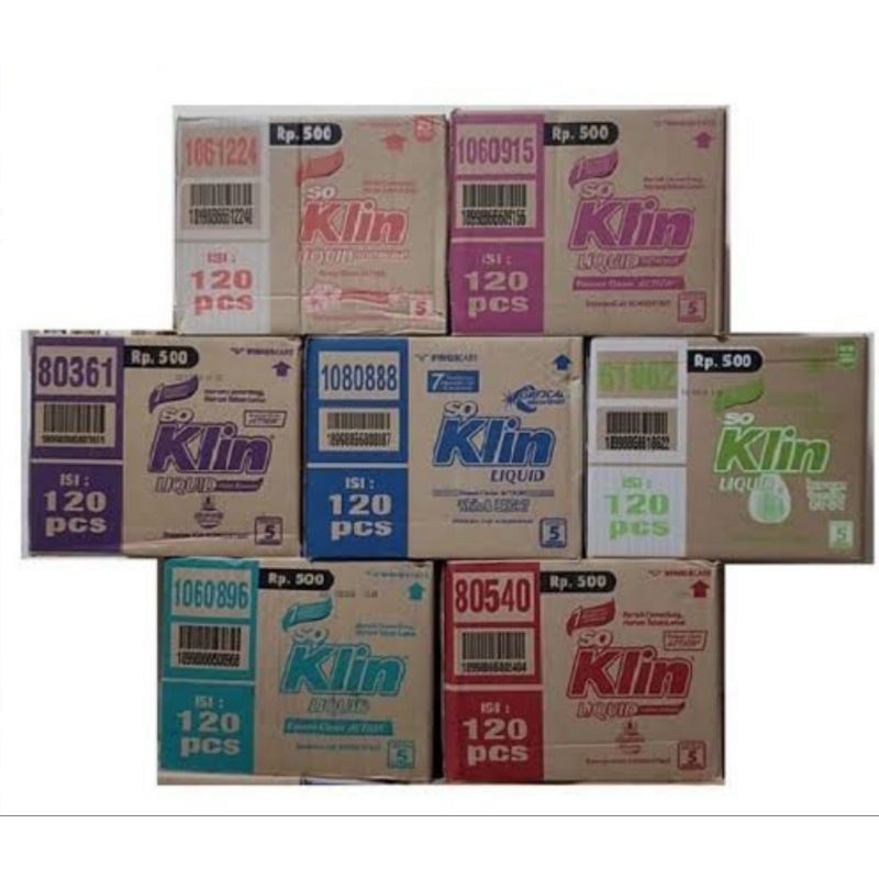 Soklin Liquid Detergent 1 Dus 120 Sachet