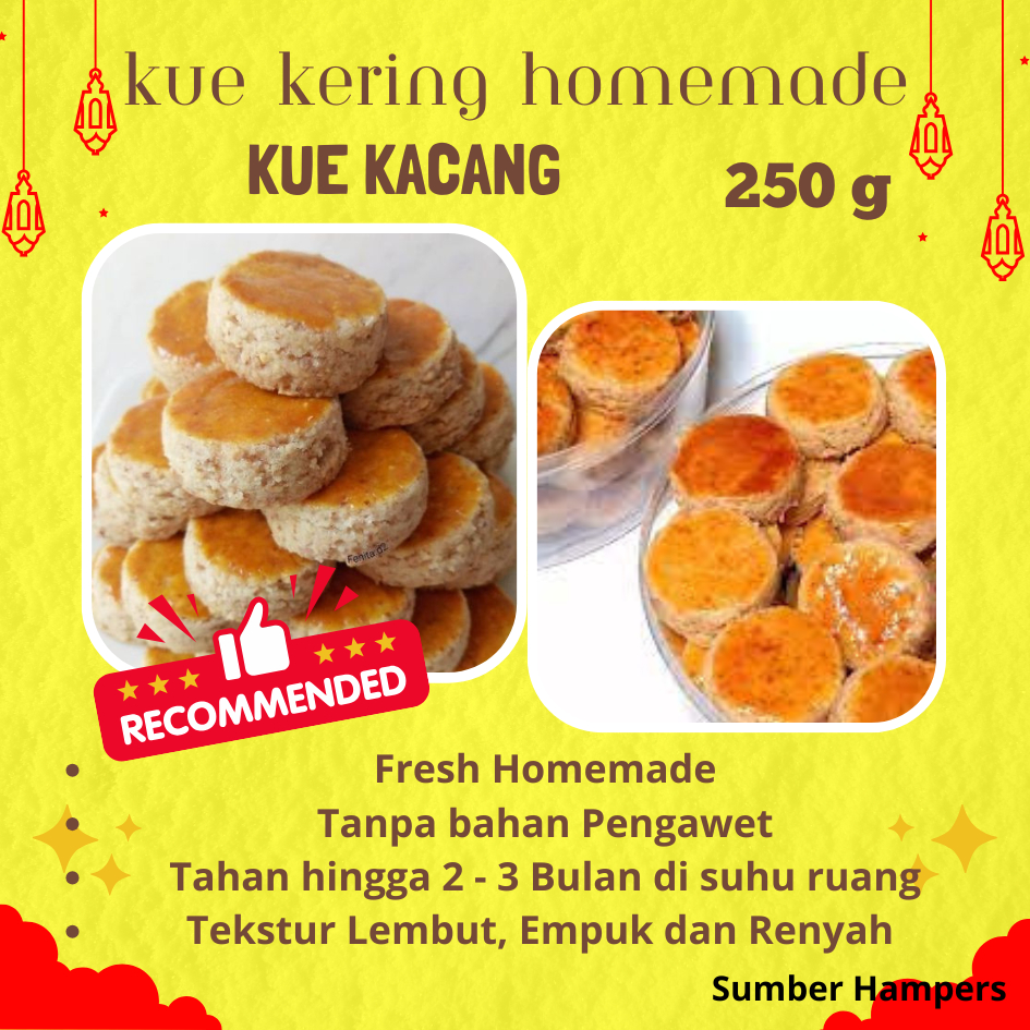 

KUE KERING KACANG MENTEGA HOMEMADE 250 GRAM / KUE KERING LEBARAN 2025