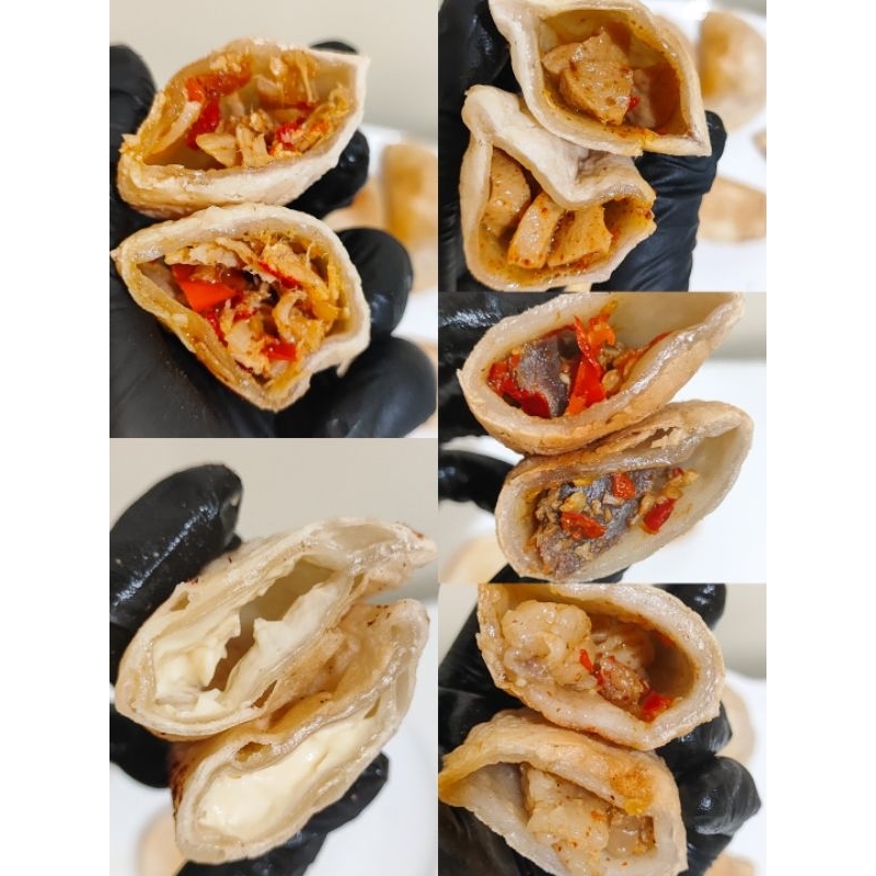 

Cireng Isi ayam pedas, Bakso pedas, keju isi 5pcs